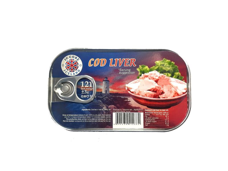 Печінка тріски COD LIVER 121г 412334 фото