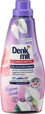 Гель для стирки Denkmit Colorwaschmittel Blossom Secret 1 л 20 стирок 155315 фото