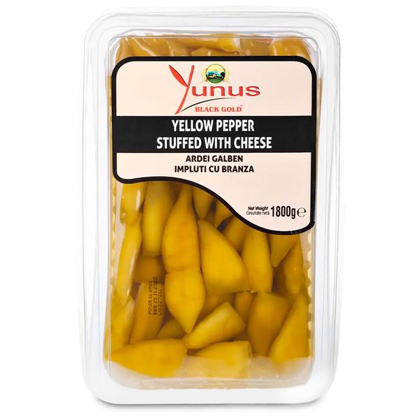 Перец желтый фаршированный сыром Yunus 1.8 кг 2484865 фото